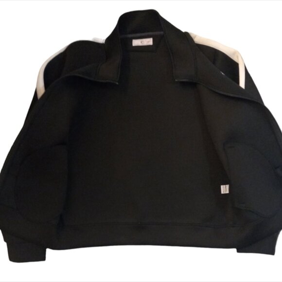 Black Jacket Men's Boys Size Medium Full Zip Up C Track Jacket Gorilla Ape Logo - Picture 5 of 11